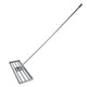 Garden backyard farmland golf course compost sand leveling with 79.5 long handle heavy duty tool lawn leveling rake
