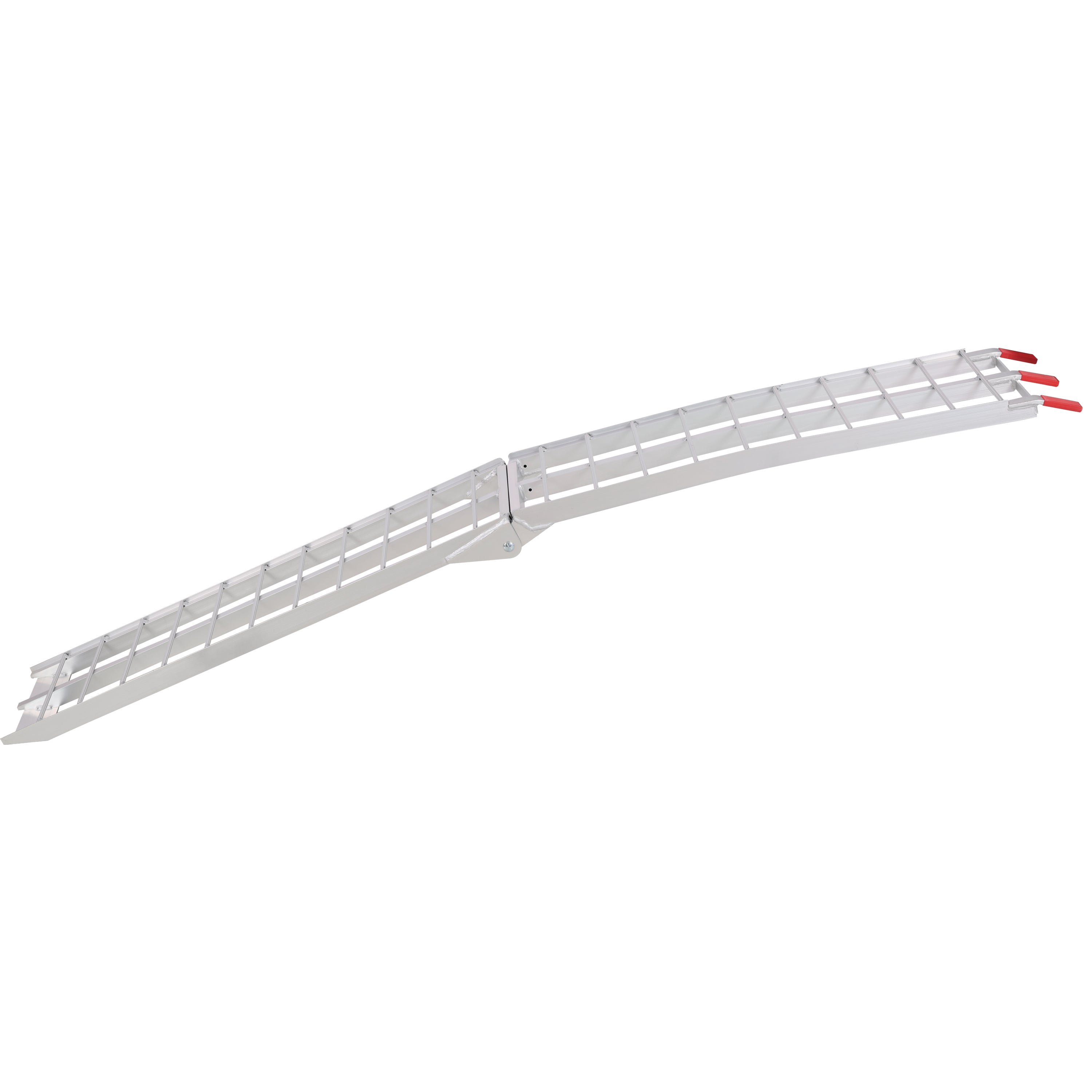 7.5FT Aluminum Loading Ramps, 1500 Lbs Capacity per pair, With safety straps, Motorcycle Ramp, ATV Truck Ramps, Tailgate Ramps, Four Wheeler Ramps for Trucks, Lawn Mower, UTV, 1 PAIR, SILVER Color