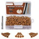 Brown Deck Screws Set Torx Self Tapping Wood Screws Exterior Deck Screw