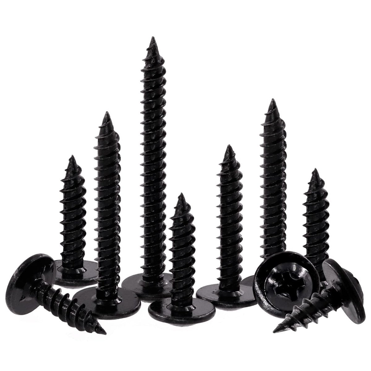 Phillips Modified Truss Head Self - Drilling Screws Wood Screws Kit Black Carbon Steel Steel Self Tapping Sheet Metal Screws - HomeDIYer
