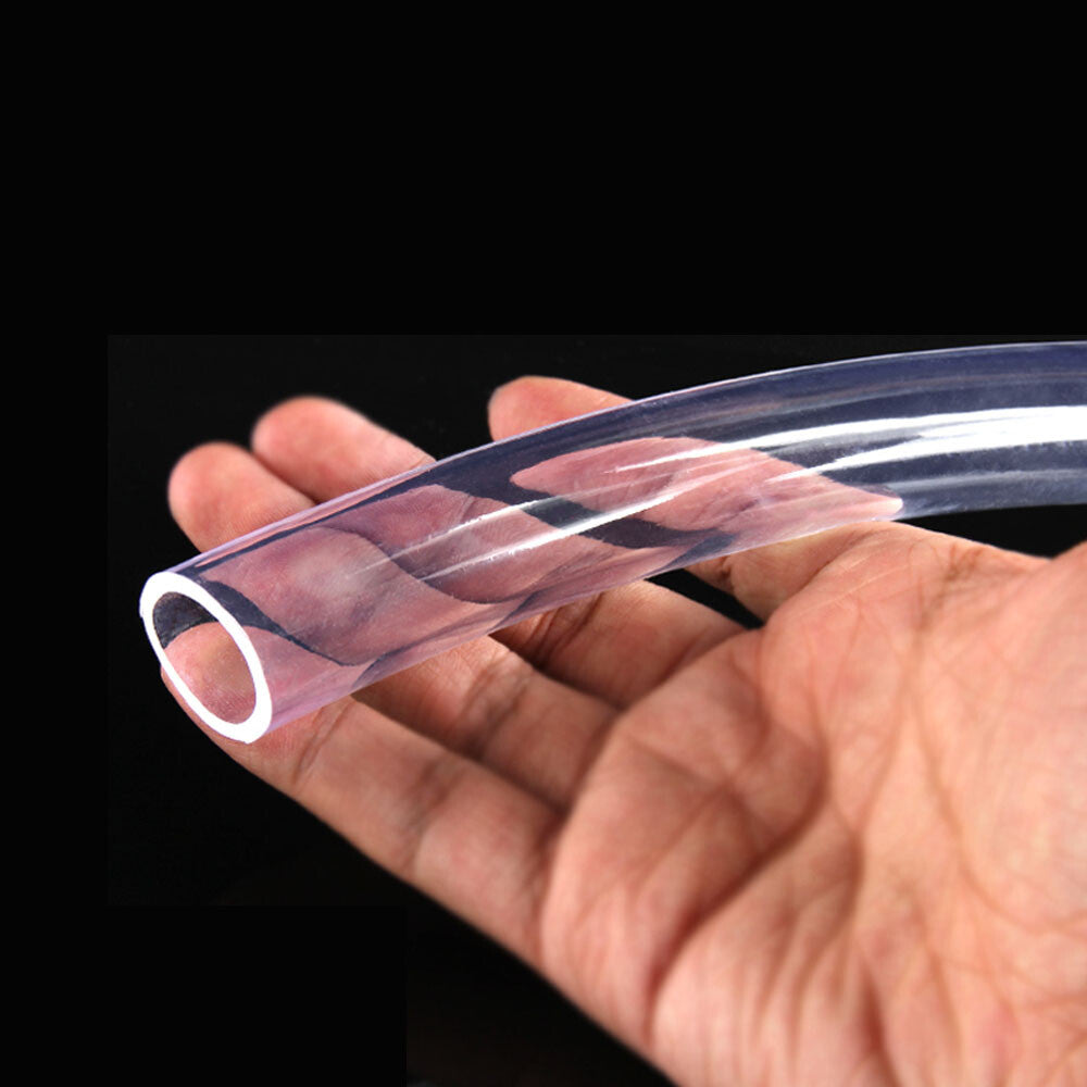 Clear PVC Tube — Flexible Plastic Hose Pipe ID 6–25mm, Fuel Water Oil Aquarium Air
