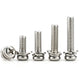 Nickel-Plated Phillips Pan Head Machine Screws with Spring & Flat Washers – M2 M2.5 M3 M4 M5 M6 Metric