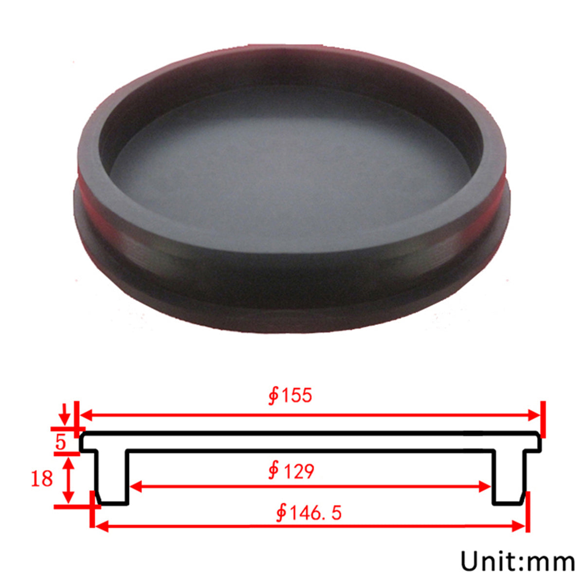 Silicone Rubber Hole Plug Blanking End Cap Tube Seal Bung Inserts Plugs 85~200mm