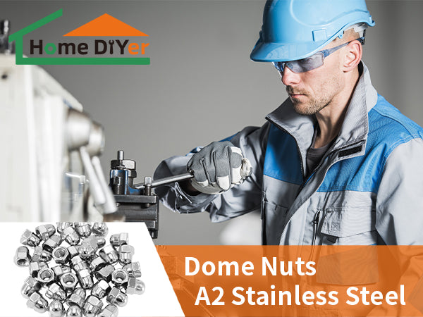 DOME NUTS TO FIT METRIC BOLTS A2 STAINLESS STEEL M3 to M12 DOMED ACORN NUT