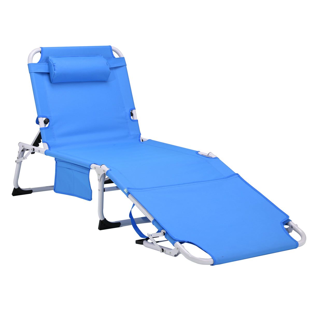 Tanning Chair with Face Hole 5-Position Folding Lounge | HomeDIYer