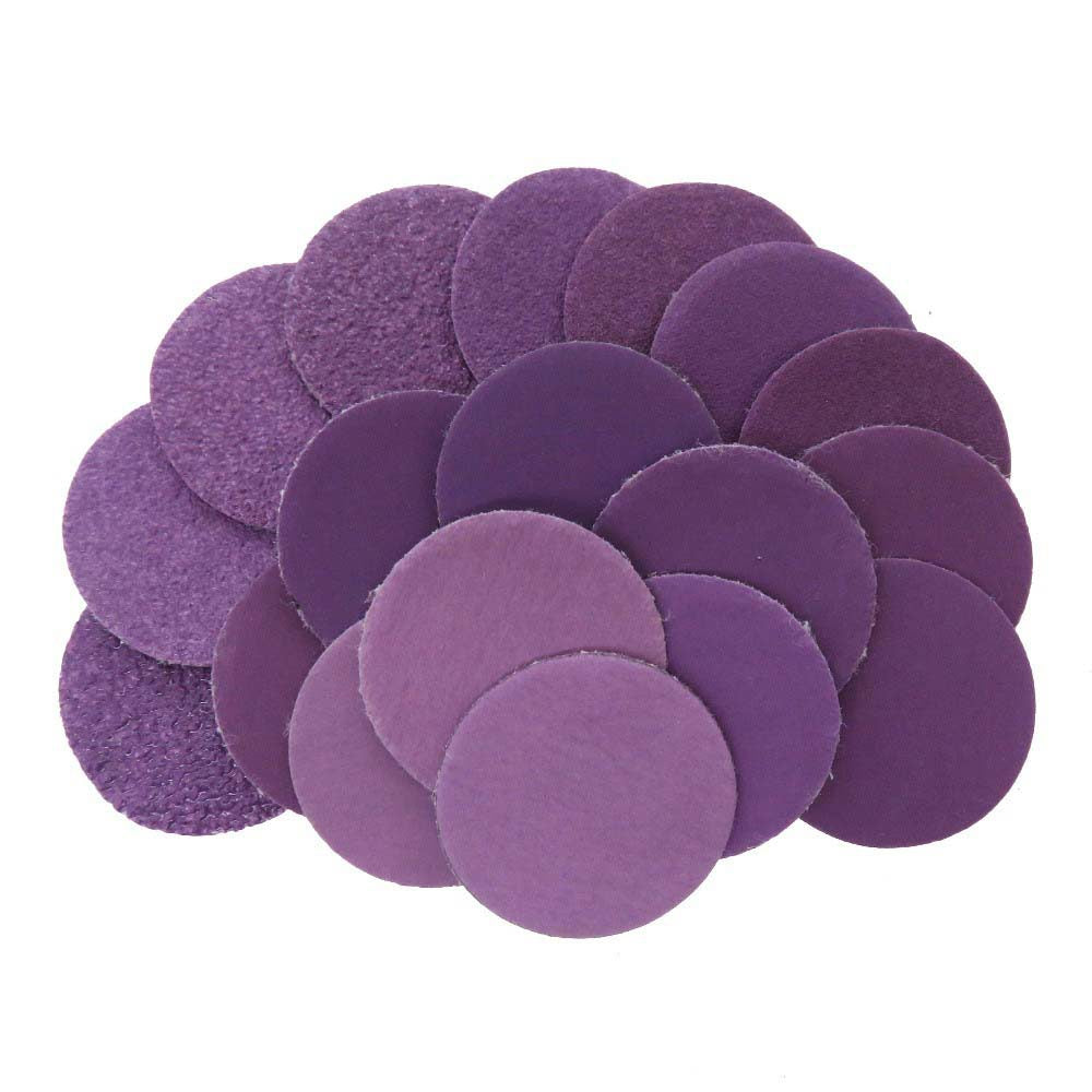 25mm Wet And Dry Sanding Discs 1 Inch Sandpaper Hook And Loop Pads Grit 60-10000