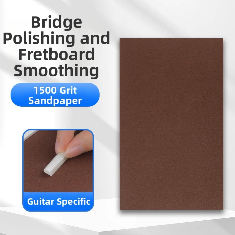 Guitar Luthier Sandpaper – Nut & Saddle Sanding, Polishing & Rust Removal Paper for Guitar Repair