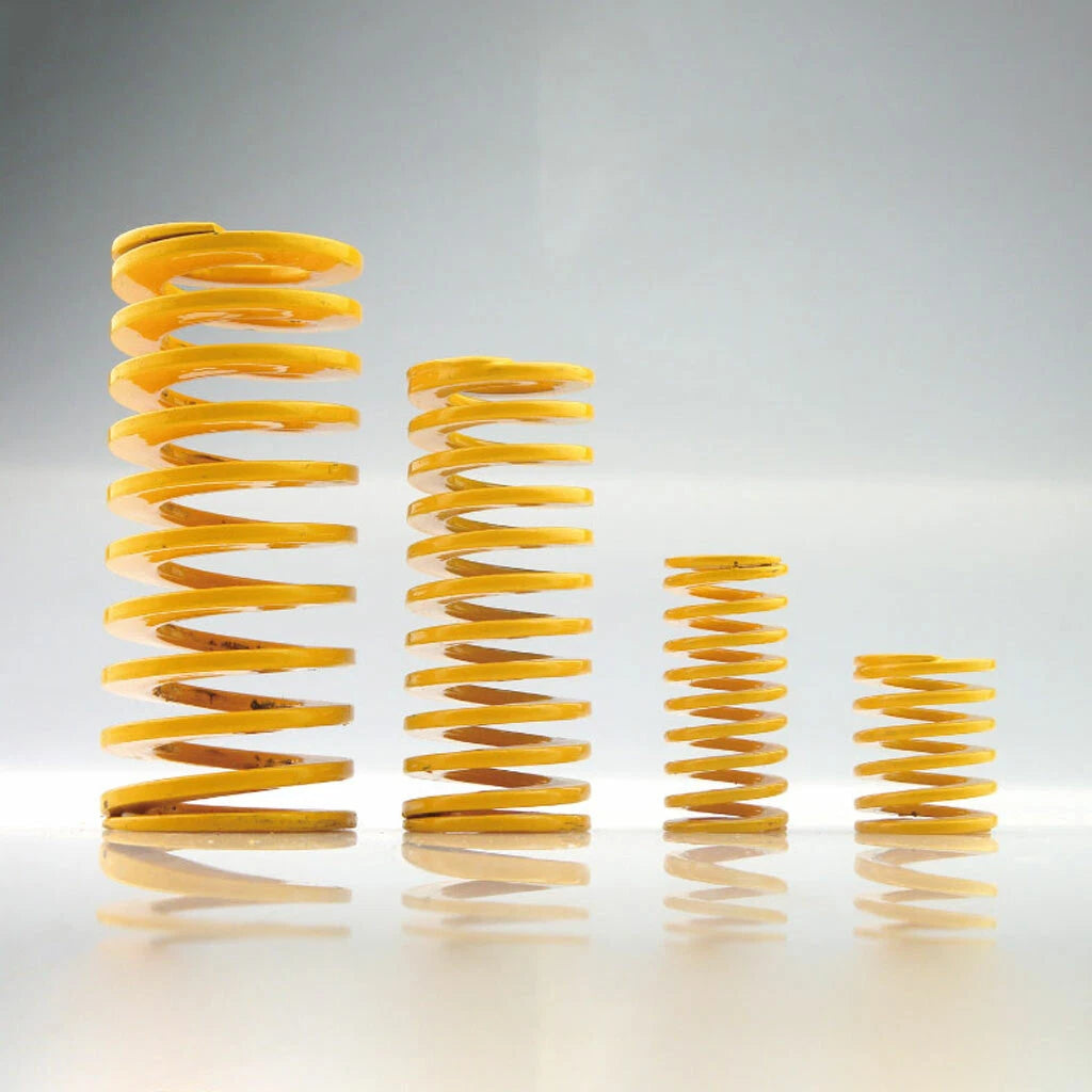 50mm OD Yellow Extra Light Load Compression Mould Die Spring 25mm ID All Sizes