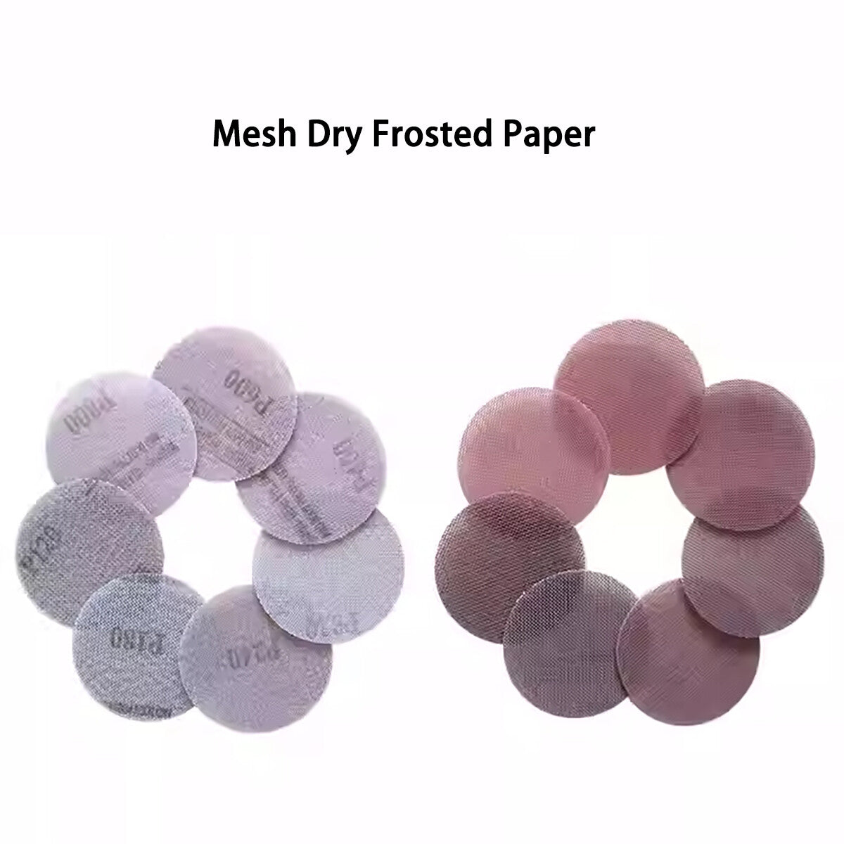 3" 5" 6" Mesh Sanding Discs — P80 to P1000 Grit Hook & Loop Sandpaper for Random Orbital Sanders