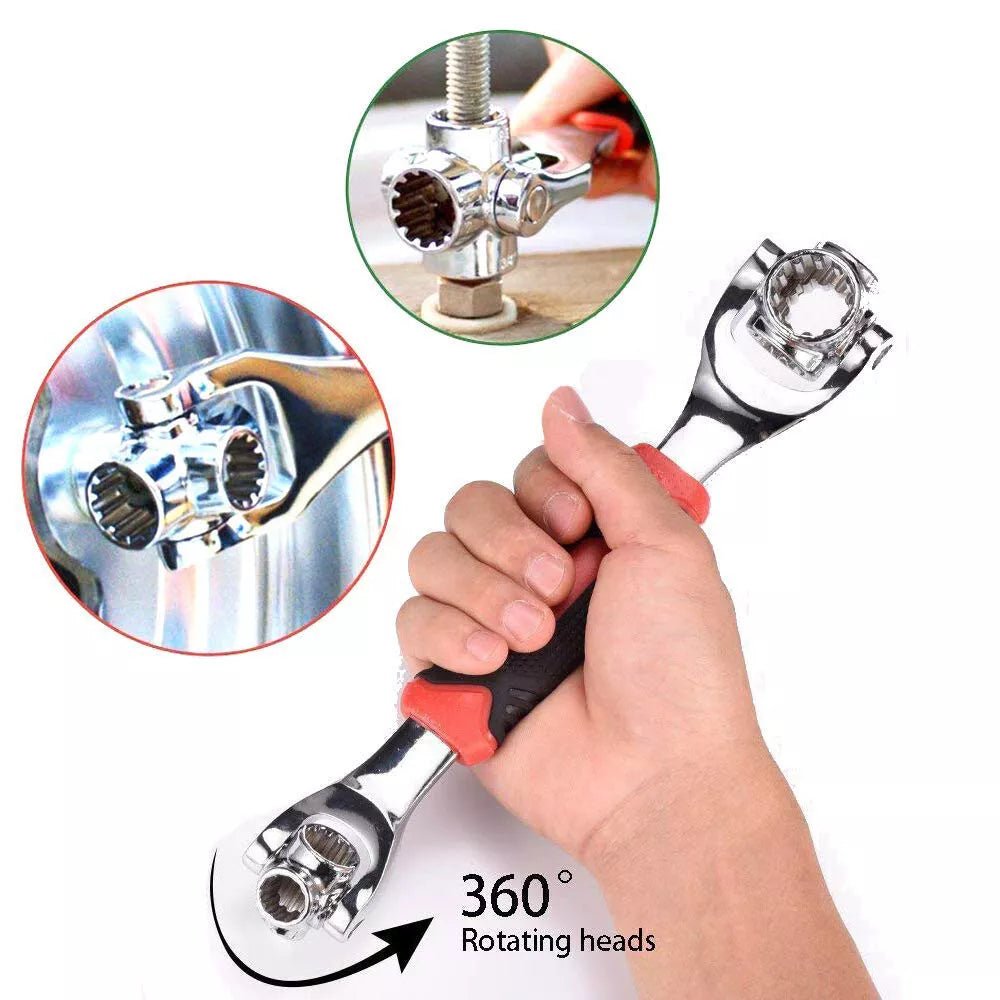 52 in 1 Universal Wrench Multi - Function Socket Tiger Spanners Adjustable Tools | HomeDIYer - HomeDIYer