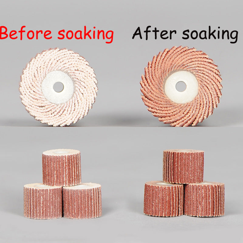 Sandpaper Grinding Head Polishing Chiba Wheel 80 120 180 240 320 400 600 Grit