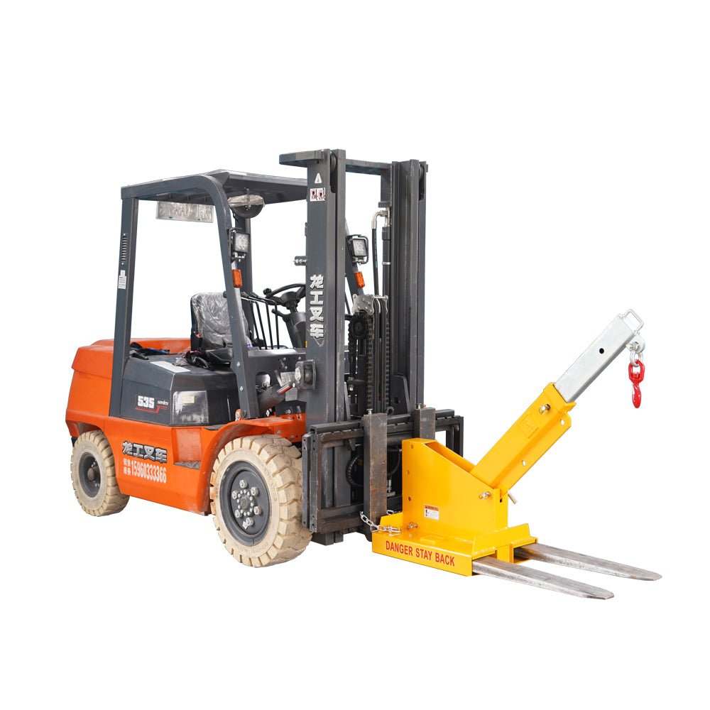 Fork Mounted Telescoping Crane Jib Boom, Forklift Jib Boom Crane,Adjustable Boom 33 - 80in, Forklift Mobile Crane - HomeDIYer