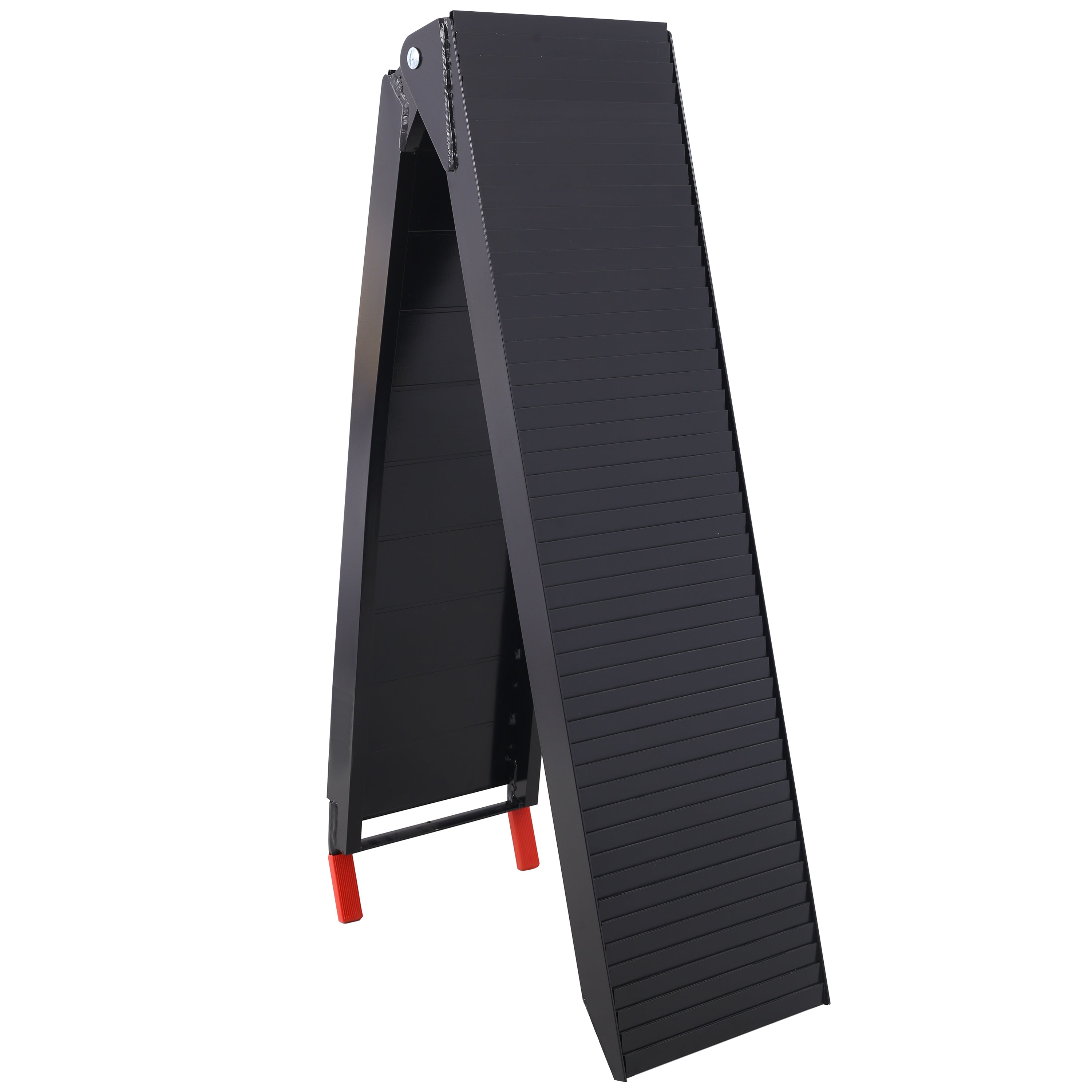 Truck Ramps, 80"x12" Portable Loading Ramps for Pickup Trucks 1500 LBS Capacity Aluminum Folding Ramps with Buckle for ATVs, Snowblower, Lawn Mowers, UTVs, Bike, 2PCS, Black Coating