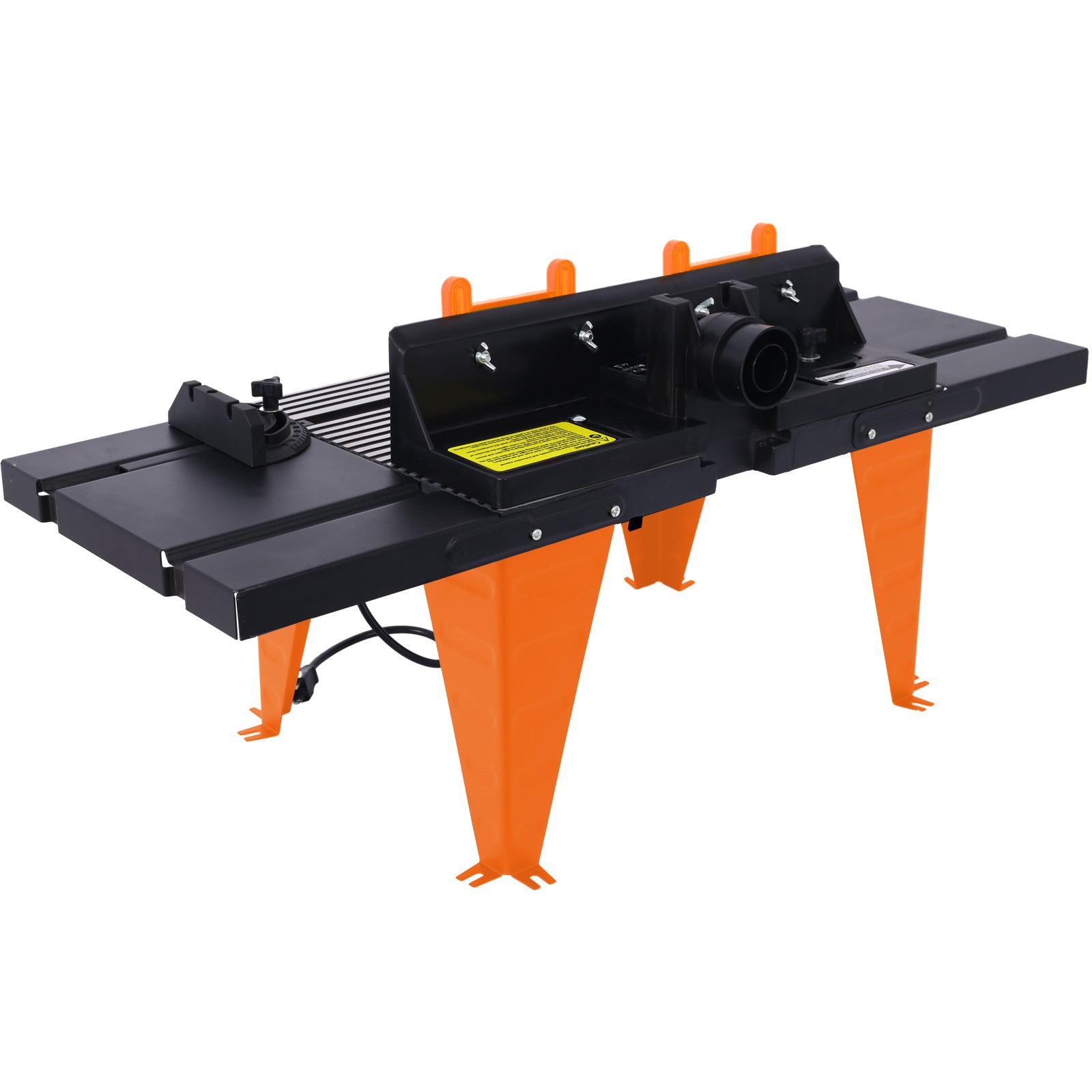 Electric Benchtop Router Table Wood Working Tool,black,orange color