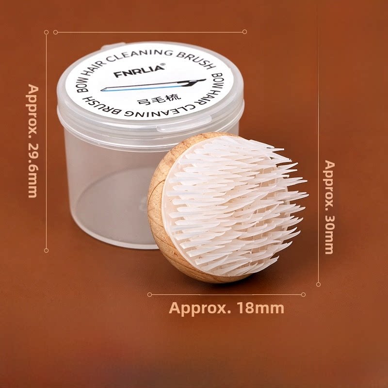 Bow combing tool, violin bow hair comb, erhu board bow brush, brush to remove bow hair, excess rosin removal, accessories