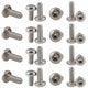 A2 304 Stainless Steel Pan Head Security Torx Machine Screws M2 M2.5 M3 M4 — Tamper-Resistant, 4mm to 20mm, Pack of 20