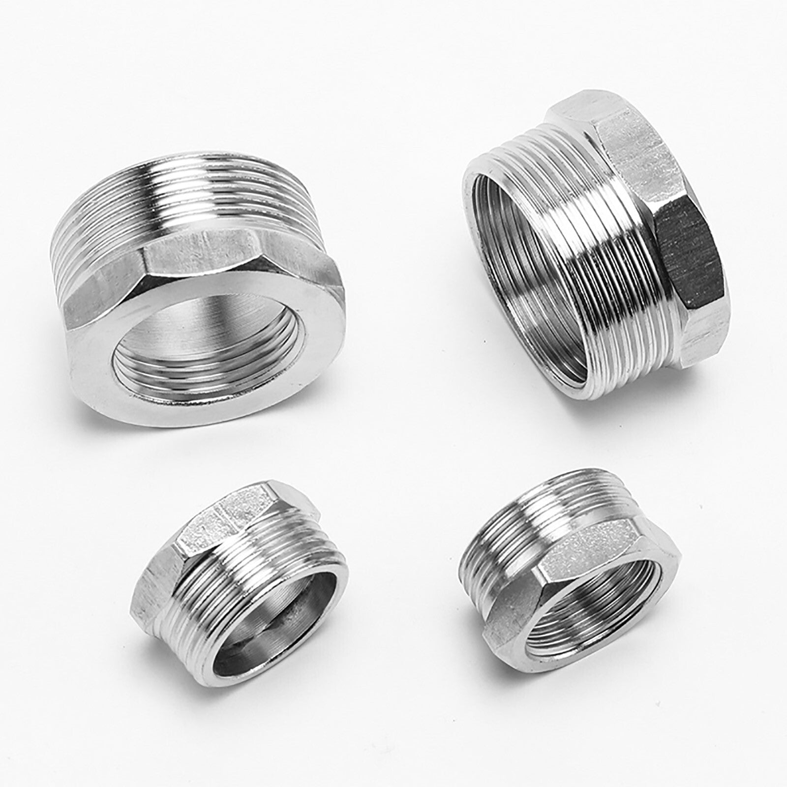 BSP Male to Female Reducing Bush 304 Stainless Steel Pipe Adapter