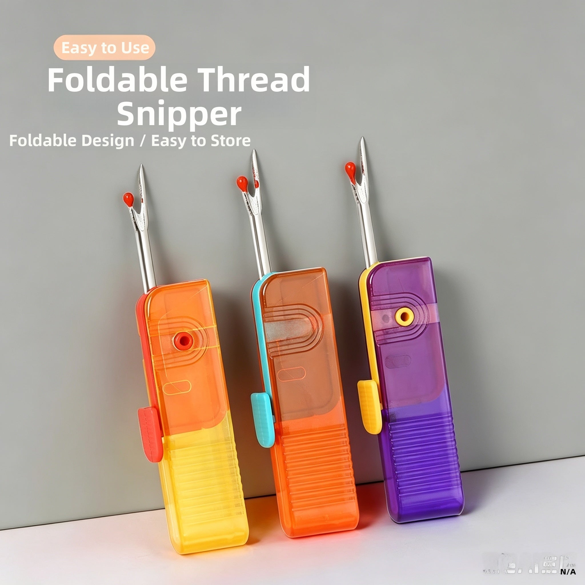 Foldable Seam Ripper & Thread Remover Tool – Multifunctional Sewing Repair Knife