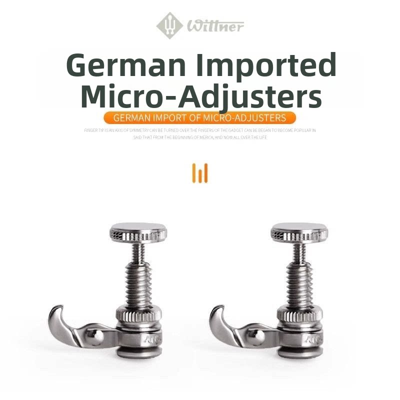 Violin Dual-Purpose Fine Tuner – Silver Ball-End Tailpiece Fine Tuning Adjuster (1, 2 or 4 Pack)