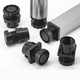 Adjustable Furniture Leg Levelers | Square & Round Tube Inserts