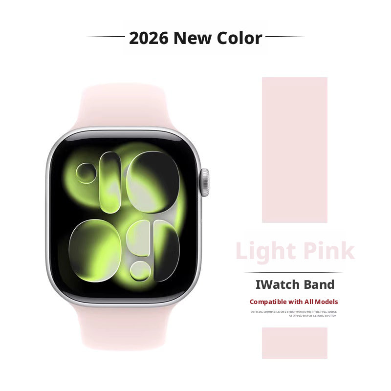Apple Watch Silicone Sport Band 38/40/41/42/44/45/49mm – 17 Colors