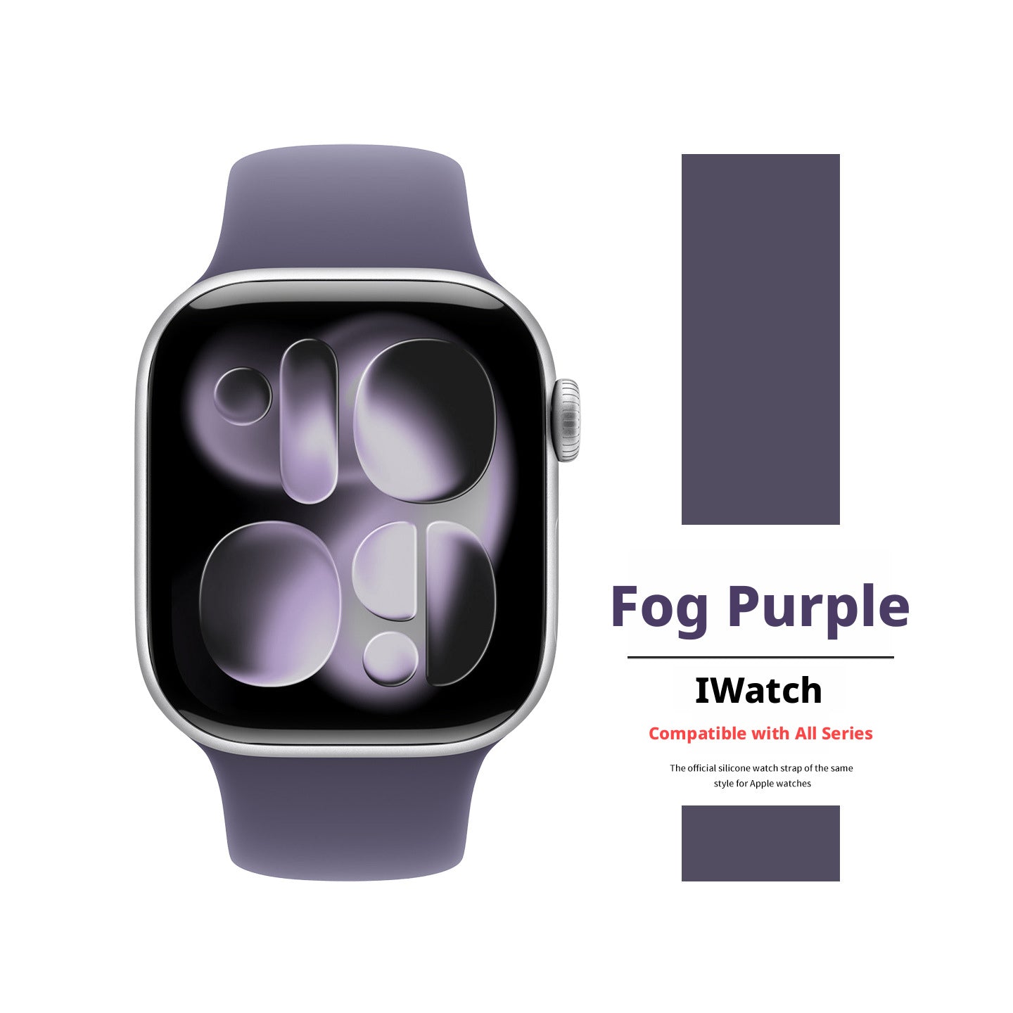 Apple Watch Silicone Sport Band 38/40/41/42/44/45/49mm – 17 Colors