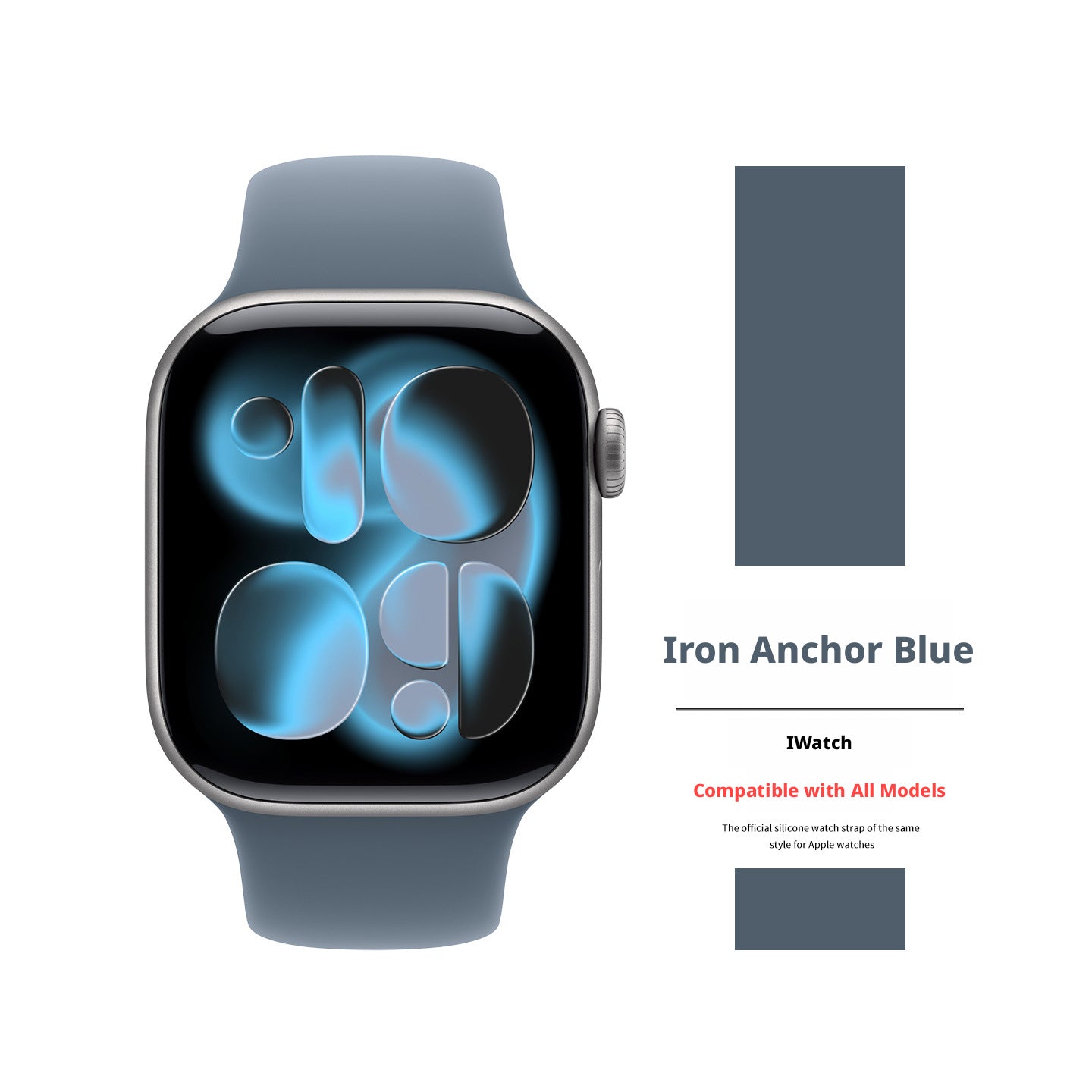 Apple Watch Silicone Sport Band 38/40/41/42/44/45/49mm – 17 Colors