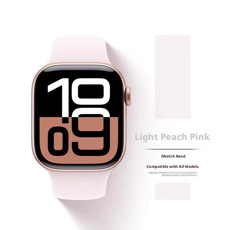 Apple Watch Silicone Sport Band 38/40/41/42/44/45/49mm – 17 Colors