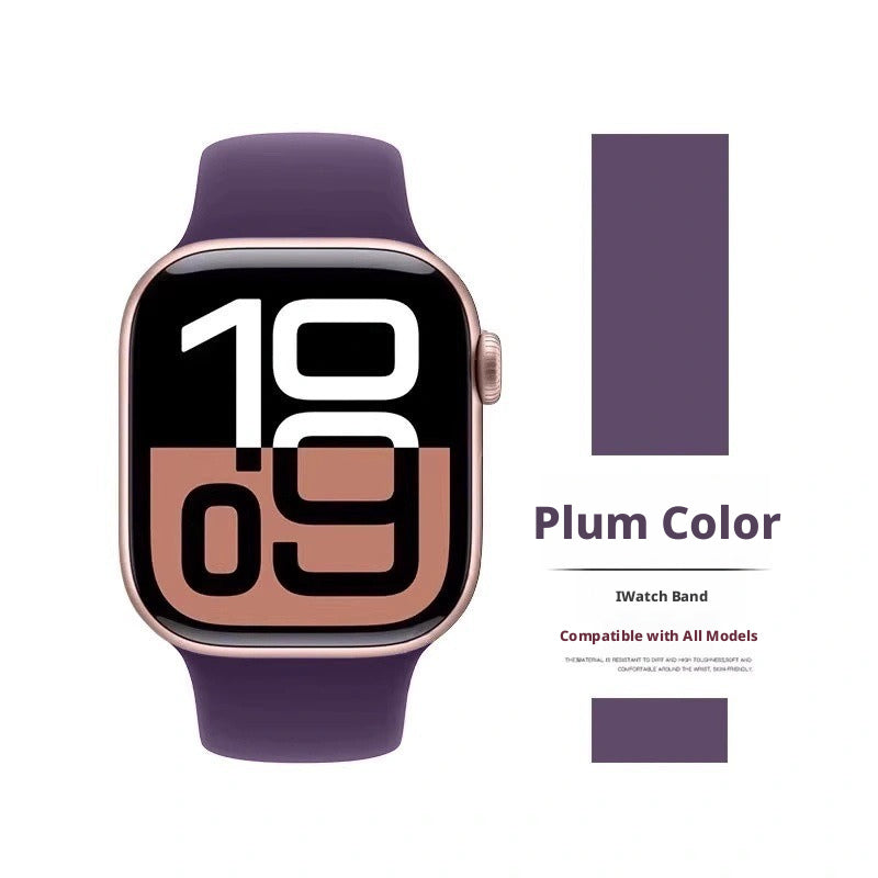 Apple Watch Silicone Sport Band 38/40/41/42/44/45/49mm – 17 Colors