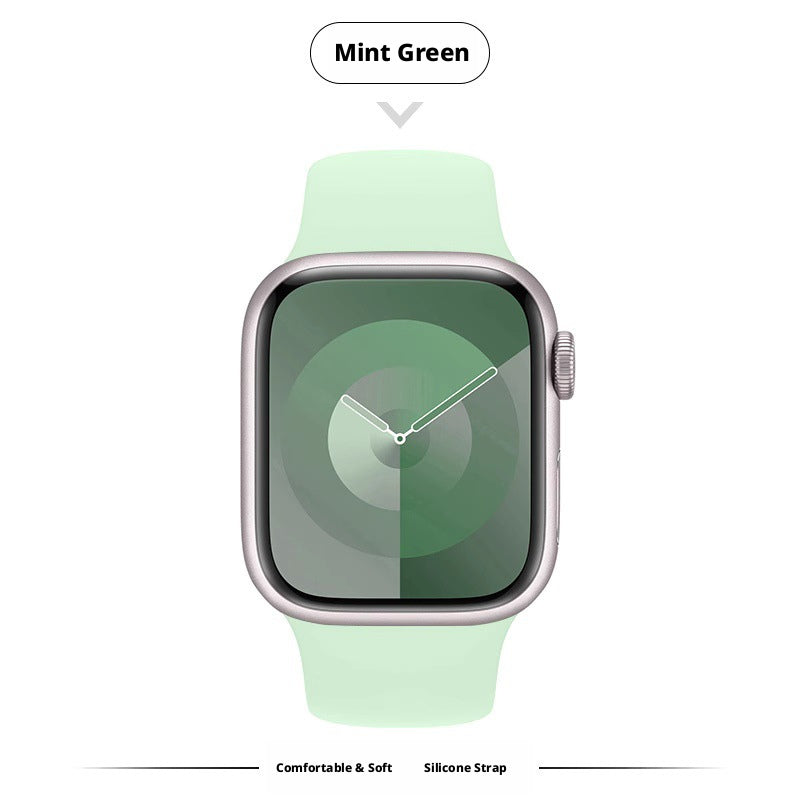 Apple Watch Silicone Sport Band 38/40/41/42/44/45/49mm – 17 Colors