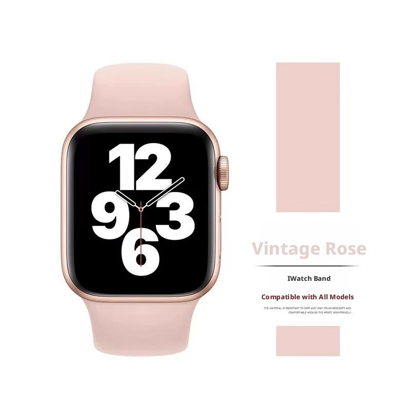 Apple Watch Silicone Sport Band 38/40/41/42/44/45/49mm – 17 Colors