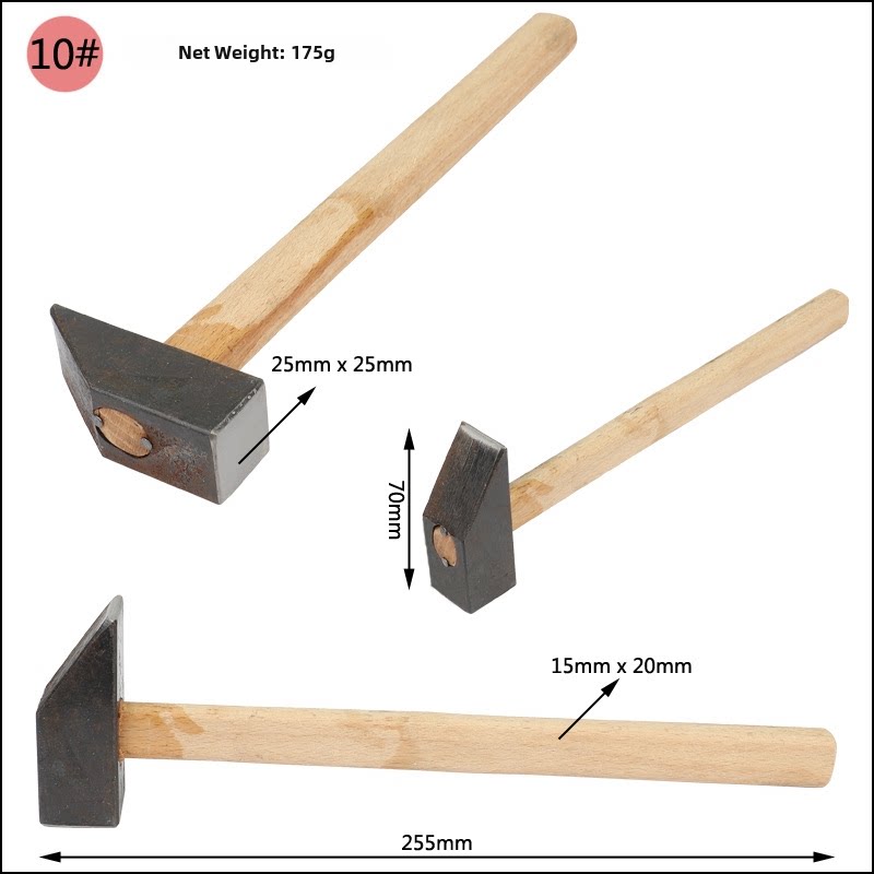 Jewelry & Metalworking Hammer – Mini Shaping Hammer for Gold Silver Craft, Stamping & Metal Forming (18 Models)