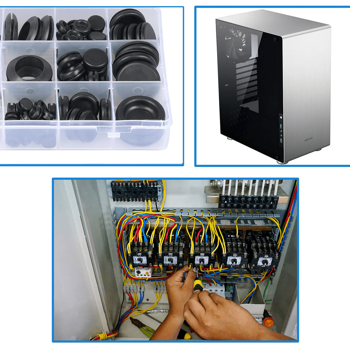 Rubber Sealed Wire Guard Coil 125pcs Box O - Ring | HomeDIYer - HomeDIYer