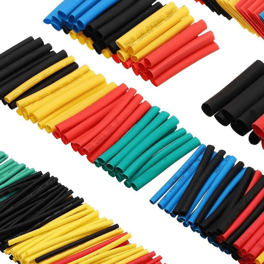 328PCS Colorful Heat Shrink Tubing Set - 12 Colors 9 Sizes - HomeDIYer