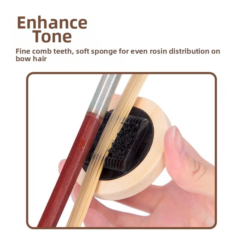 Violin Bow Comb Bow Hair Comb Large Viola Bow Hair Rosin Removal Comb Removal Excess Rosin