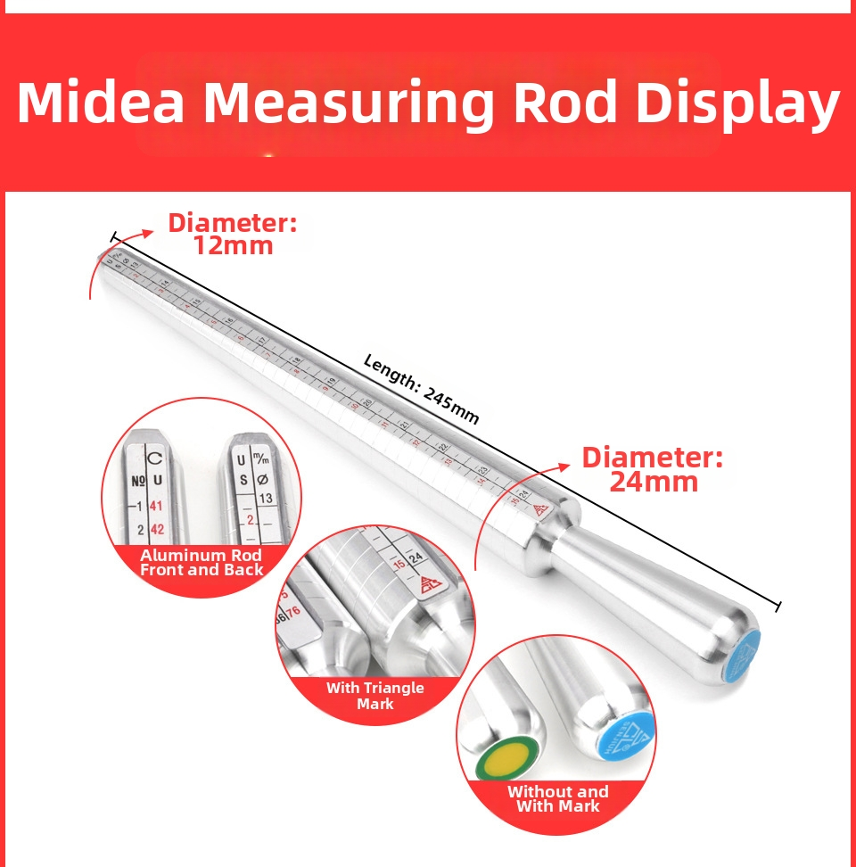 Ring Sizer & Mandrel Set – US Ring Size Measurement Tool with Alloy Ring Gauge & Aluminum Mandrel (0–13 / 0–15)