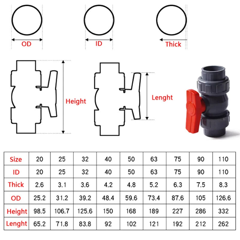 PVC Klebefittings 16 20 25 32 40 50mm T-Stück Bogen Rohr Winkel Muffe Übergang