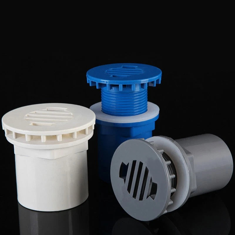 PVC Klebefitting Aquarium Fish Tank Wasser Rohr Fittings Stecker 3 Farbe 20~50mm