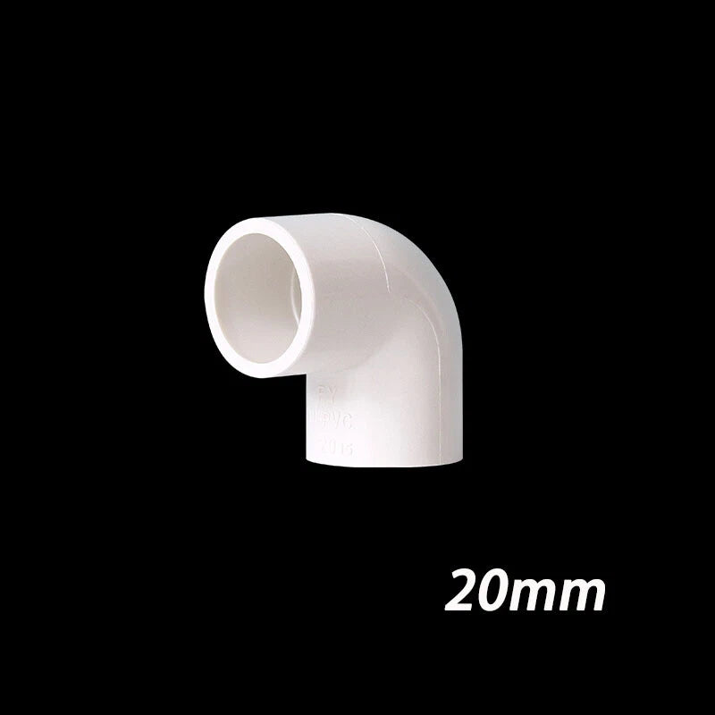PVC Klebe Fittings Verbinder Bogen Nippel 90° Winkel Winkel Hahn Rohr 16mm-200mm