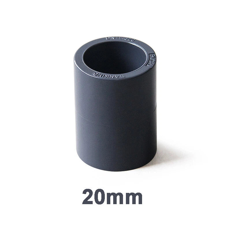 PVC Rohr 20mm bis 200mm Klebe Fittings Verbinder Muffe Klebefitting Klebemuffe