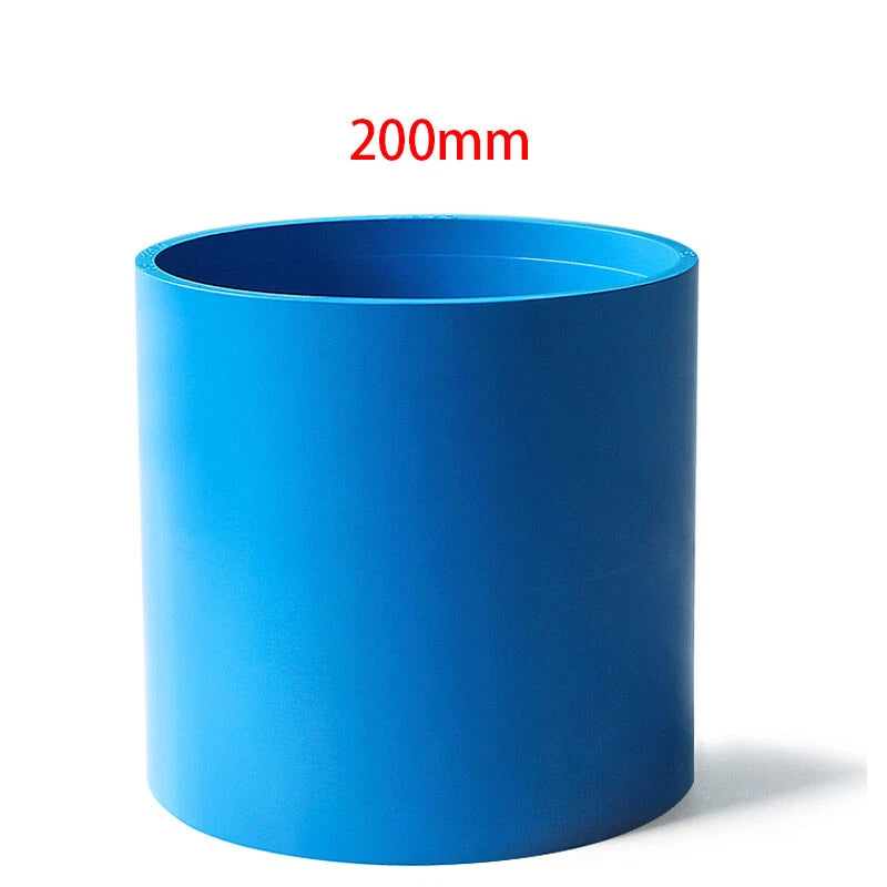 PVC Blau Muffe Rohr Gerade Fitting Klebefittings Rohrverbinder Montage Ø20~160mm