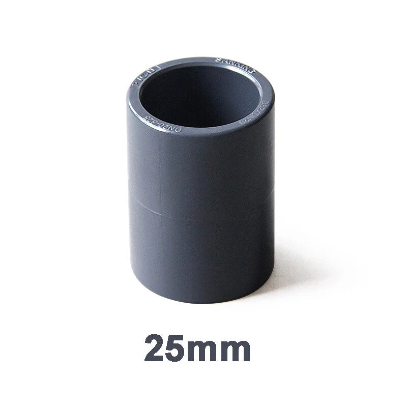 PVC Rohr 20mm bis 200mm Klebe Fittings Verbinder Muffe Klebefitting Klebemuffe