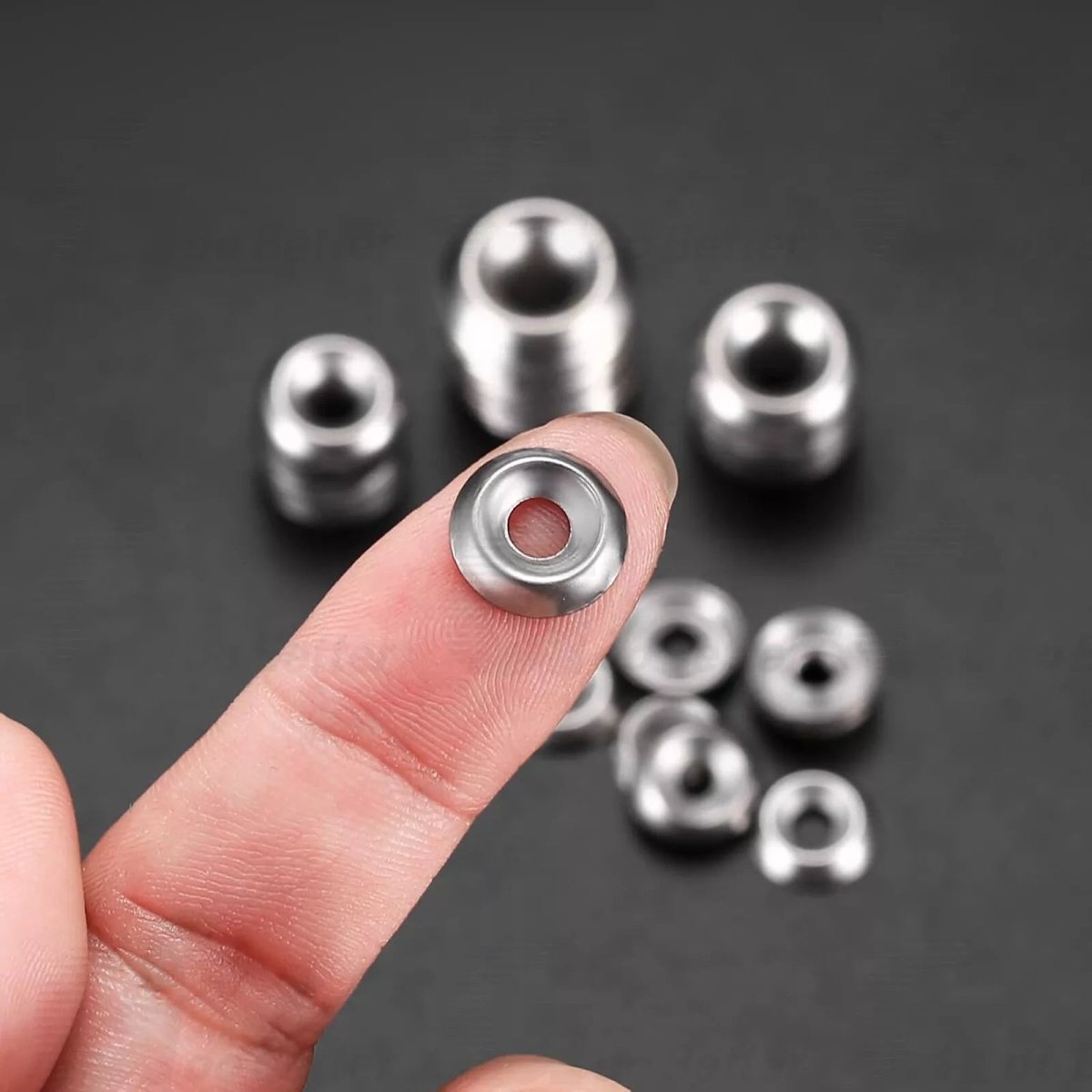170Pcs Stainless steel rosette washers for countersunk head screws 4 6 8 10 - 16 - HomeDIYer