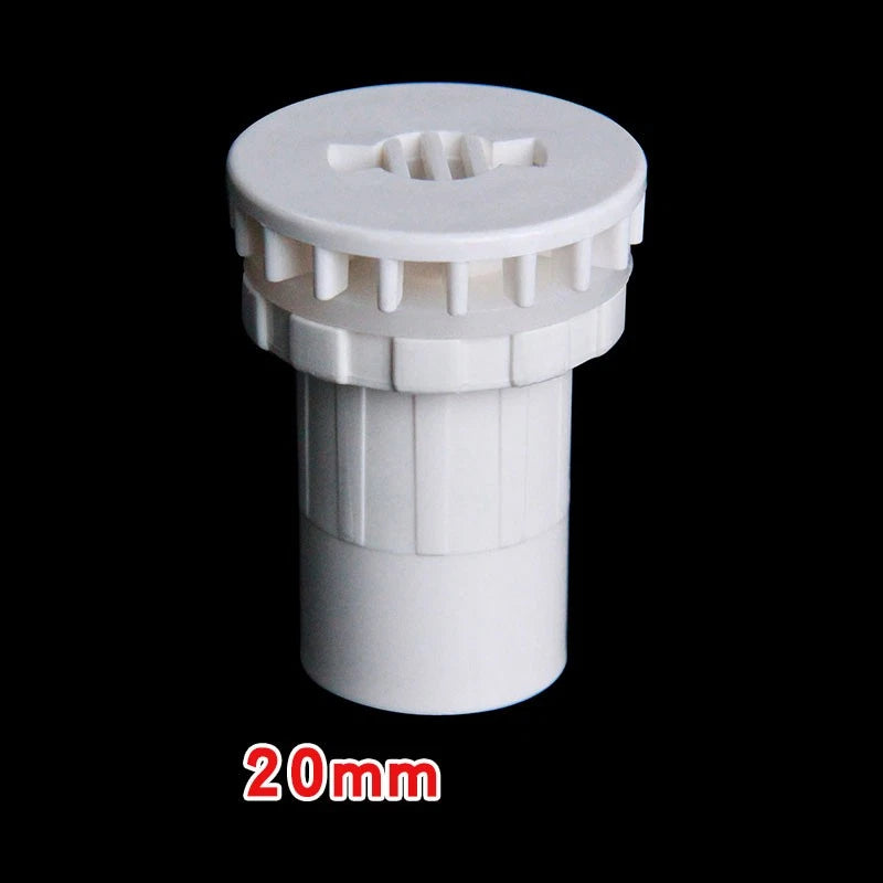 PVC Klebefitting Aquarium Fish Tank Wasser Rohr Fittings Stecker 3 Farbe 20~50mm