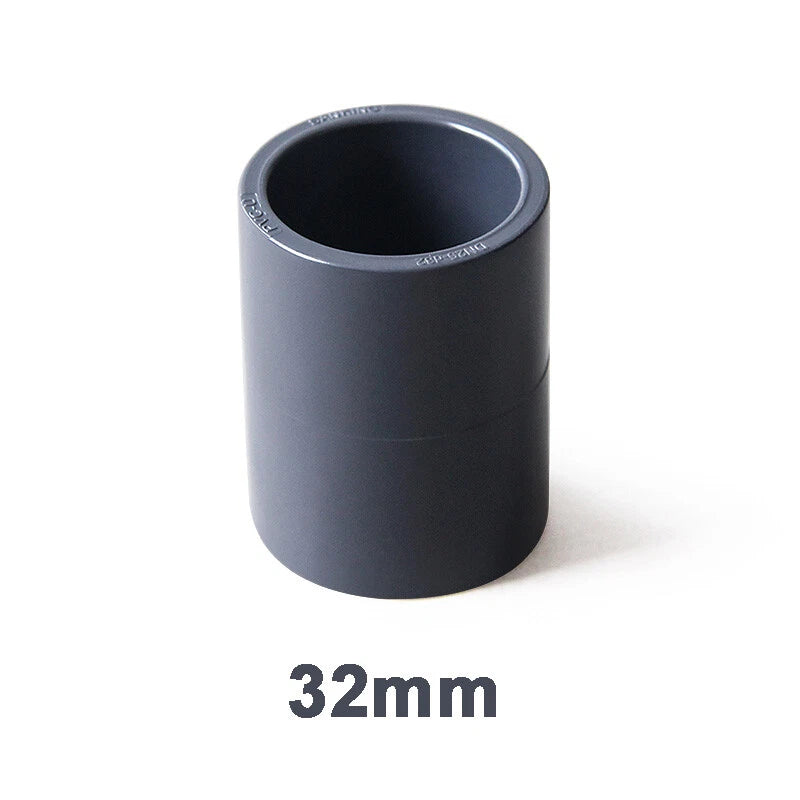 PVC Rohr 20mm bis 200mm Klebe Fittings Verbinder Muffe Klebefitting Klebemuffe