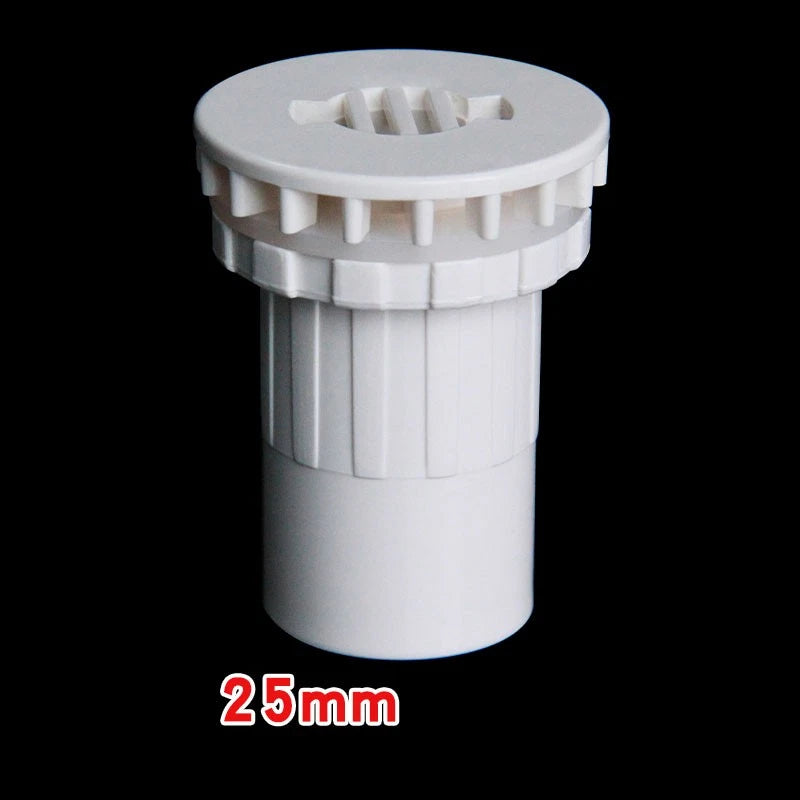 PVC Klebefitting Aquarium Fish Tank Wasser Rohr Fittings Stecker 3 Farbe 20~50mm