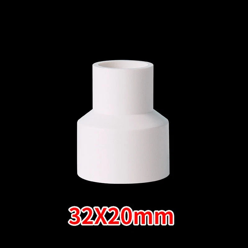 PVC Weiß Reduzierstück Muffe Rohr Fitting Klebefittings Ø25*20mm~Ø160*125mm