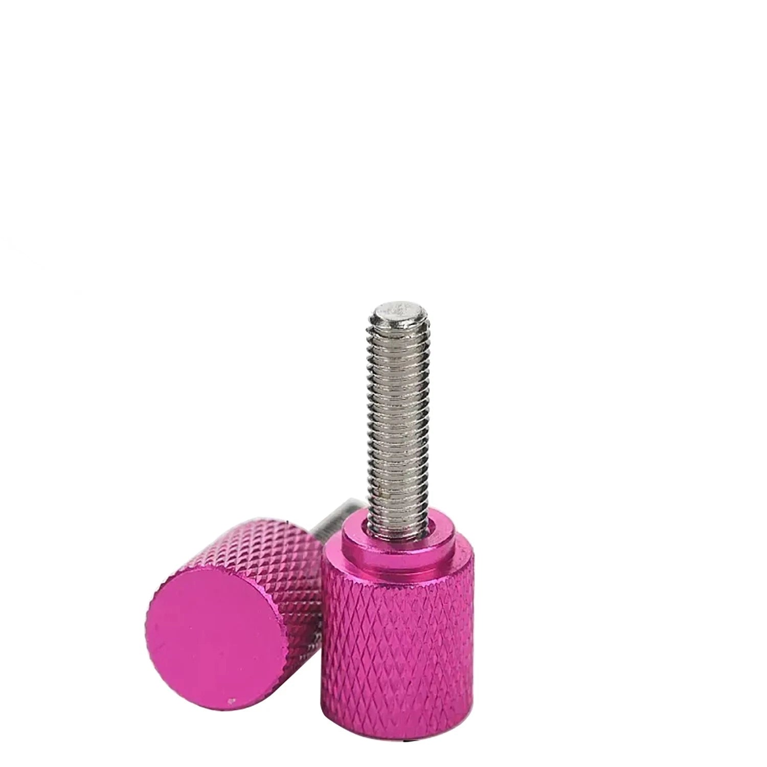 M4 Knurled Thumb Screws,Aluminium Alloy Head & Stainless Steel Stud,6-100mm Bolt