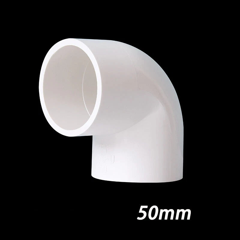 PVC Klebe Fittings Verbinder Bogen Nippel 90° Winkel Winkel Hahn Rohr 16mm-200mm