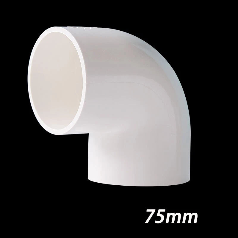 PVC Klebe Fittings Verbinder Bogen Nippel 90° Winkel Winkel Hahn Rohr 16mm-200mm